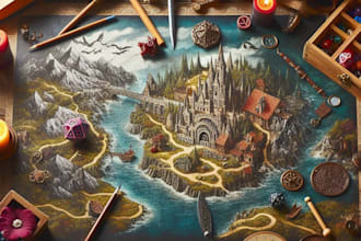 draw your fantasy city map