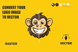 make image to high quality vector format, raster to vector