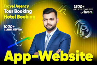 do travel agency, hotel booking, tour booking website or app with ai chatbot