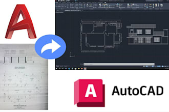 draw your 2d drawing using autocad