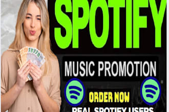 organically promote your spotify music to boost streams listeners