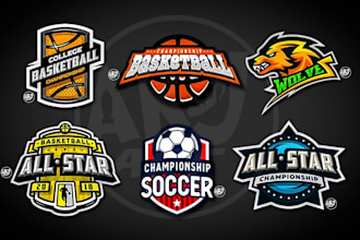 custom stunning modern logo design for sports, golf, basketball, racing team