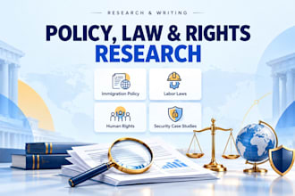 do immigration policy assigned, labor laws, human rights, security case studies
