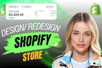 design, redesign shopify store, shopify dropshipping store, shopify website