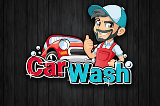 design mechanical workshop repair automotive car wash logo