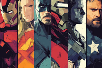 make comic book art and comic book illustration