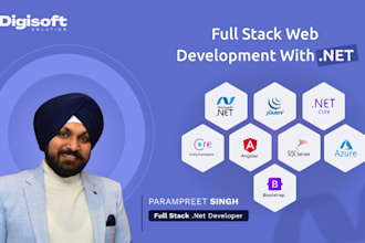 develop dot net core and angular application