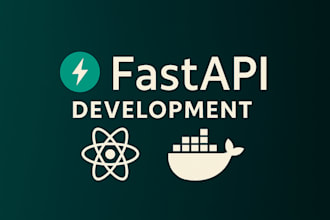 develop your full stack fastapi react app and deploy it using docker
