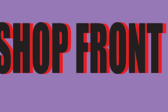 make creative design wraps of shopfronts and window stickers