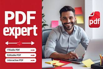 create fillable PDF forms or interactive documents with professional layout