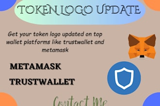 do fast logo update and token listing on metamask and trustwallet