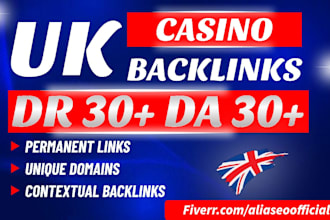 create high dr 30 plus backlinks at uk sites