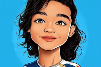 make a cartoon caricature avatar for you