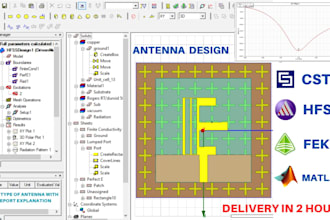 design and simulate rf microwave antenna in hfss cst and ads