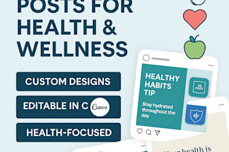 create medically accurate social media posts and stories using canva