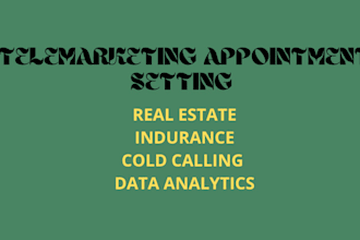 do telemarketing and appointment setting of your business