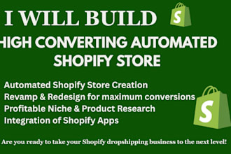 build automated shopify dropshipping store shopify redesign shopify automation