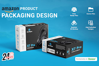 do product packaging design, box design, label design and pouch design
