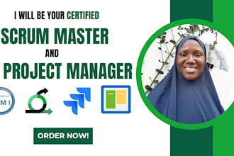 be your scrum master and IT project manager