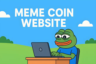 build a professional meme coin website for your project