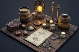 create custom vrchat assets props accessories weapons for you