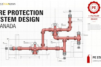 do ontario albert or any canada state fire protection fire system plan pe stamp