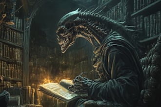 draw fantastic mystery, thriller, horror book cover