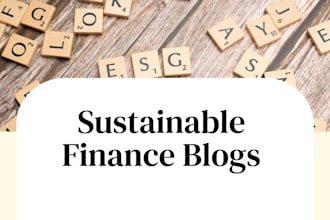write articles on esg, climate finance, and impact investing