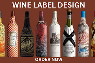 wine label food flyer wine label bottle label bear label gin label wine label