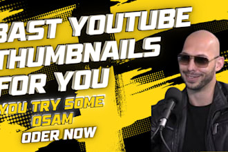 make some attractive youtube thumbnails and banners for you