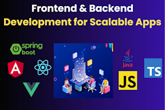 build full stack apps using java, javascript, and typescript