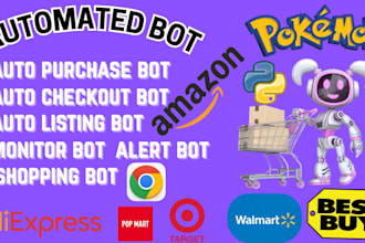do popmart bot, auto purchase bot, amazon bot,  auto checkout bot, target bot