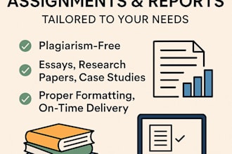 write professional assignment and reports for academic success