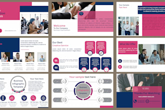 do custom powerpoint design, redesign n animation for business presentations