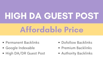 publish guest post on high da blogs at affordable price