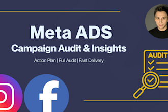 provide an expert audit and action plan for your meta ads campaigns