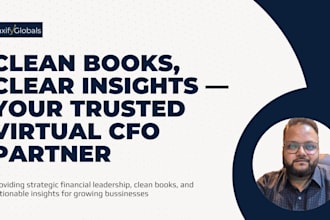 be your virtual cfo and provide financial strategy and management