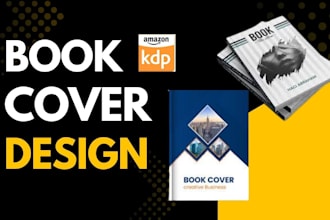 design book cover design, amazon KDP book cover and ebook cover