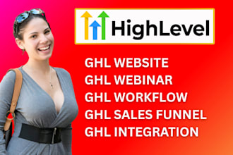 ghl website gohighlevel landingpage design highlevel sales and webinar funnel