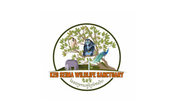 design top quality cambodian wildlife protected logo