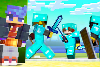 make good quality minecraft thumbnails for you