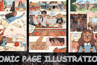 illustrate furry comic nsfw manga storyboard anime comic page