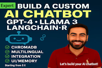 build a custom ai chatbot with gpt4 llama 3 langchain and rag for your business