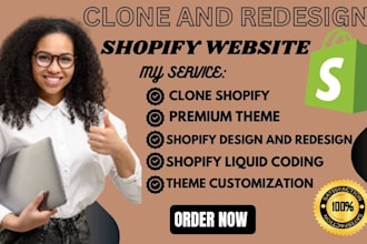 clone revamp your shopify store redesign edit duplicate shopify website