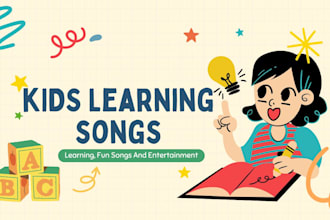 write, sing, and produce custom kids songs, nursery rhymes, and music
