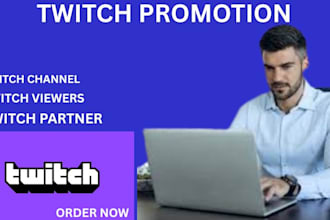 organically promote and bring the live viewers to your twitch channel