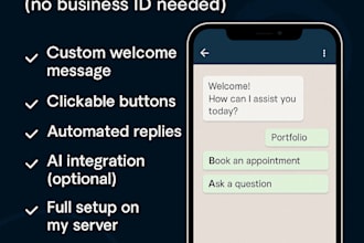 build custom chatbots for whatsapp, telegram