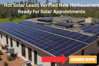 generate hot solar leads verified new homeowners ready for solar appointments