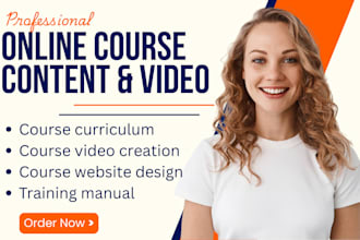 training manual online course content systeme io teachable course website design