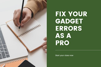 teach and write on how to fix your gadget issues perfectly